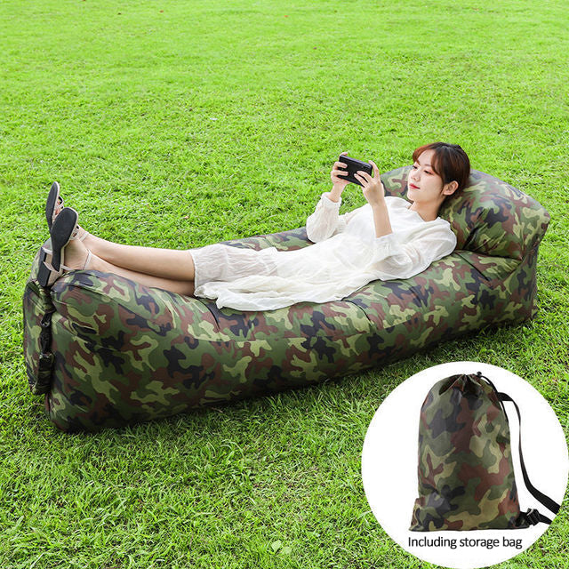 Fast Inflatable Air Sofa Bed Portable Lounger n by HitMyNeed