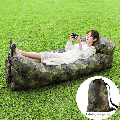 Fast Inflatable Air Sofa Bed Portable Lounger n by HitMyNeed