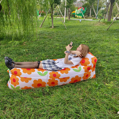 Fast Inflatable Air Sofa Bed Portable Lounger o by HitMyNeed