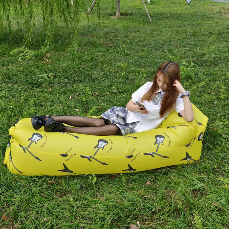 Fast Inflatable Air Sofa Bed Portable Lounger p by HitMyNeed