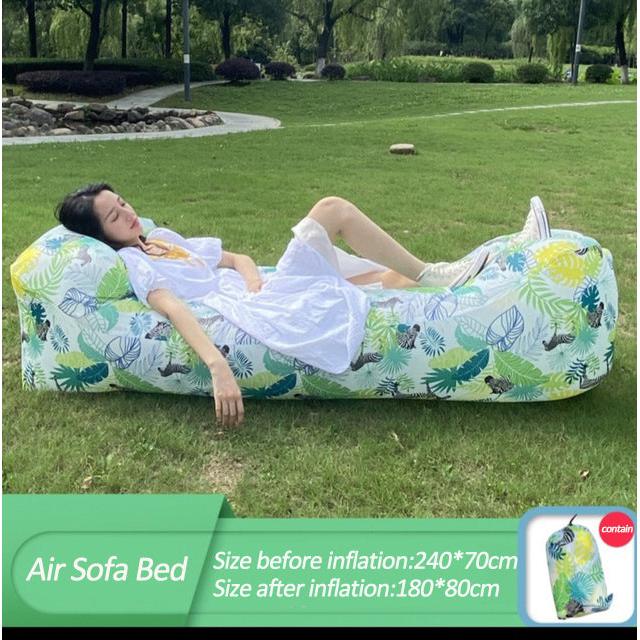 Fast Inflatable Air Sofa Bed Portable Lounger q by HitMyNeed