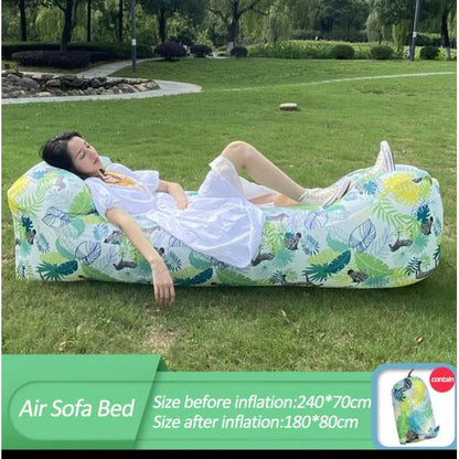 Fast Inflatable Air Sofa Bed Portable Lounger q by HitMyNeed