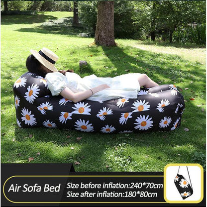 Fast Inflatable Air Sofa Bed Portable Lounger r by HitMyNeed
