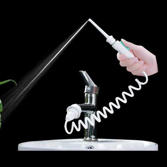 Faucet Oral Irrigator Portable Water Flosser by HitMyNeed