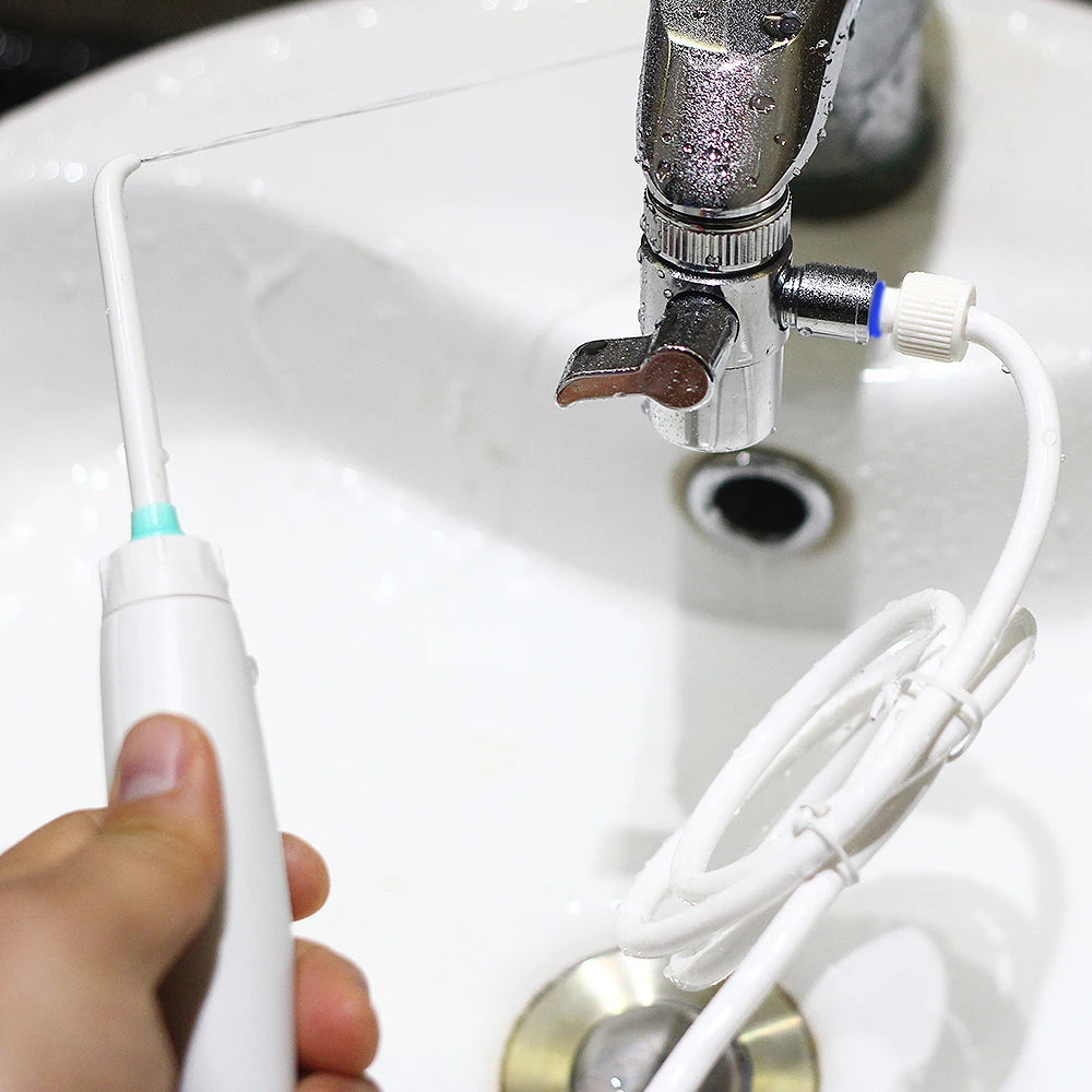 Faucet Oral Irrigator Water Jet Dental Flosser by HitMyNeed