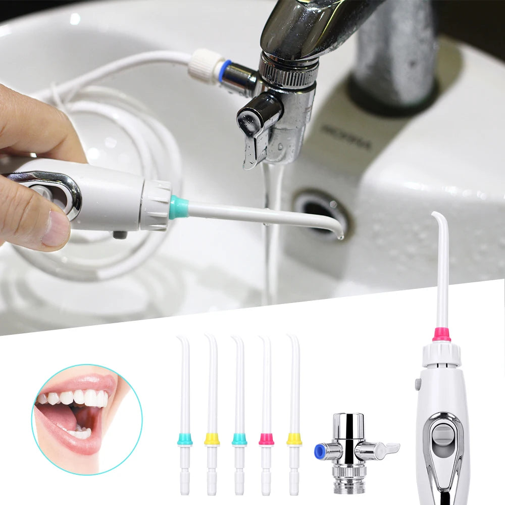 Faucet Oral Irrigator Water Jet Dental Flosser by HitMyNeed