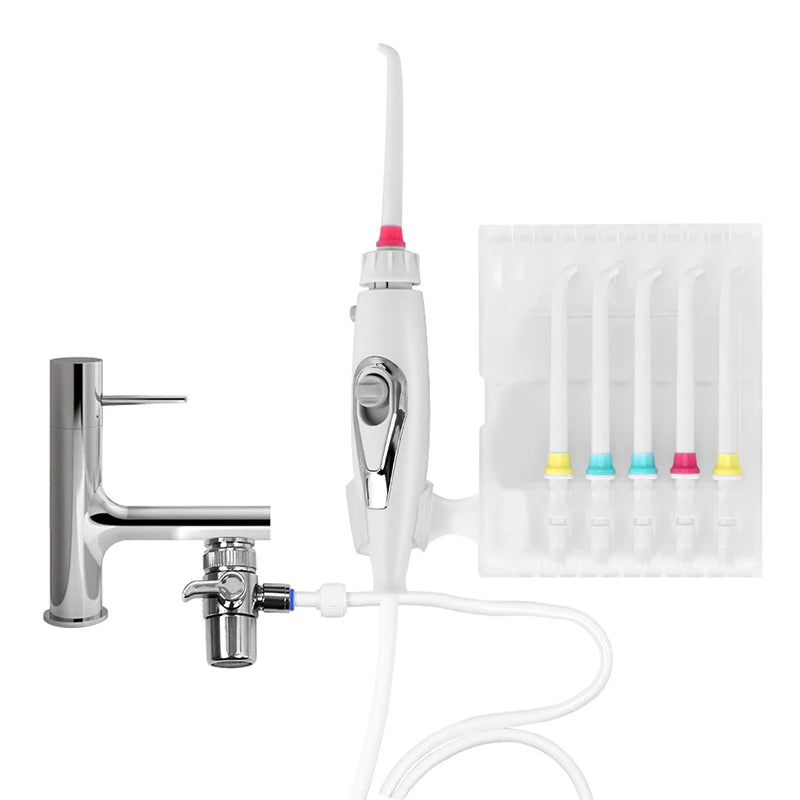 Faucet Oral Irrigator Water Jet Dental Flosser by HitMyNeed