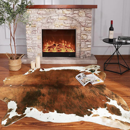 Faux Cowhide Cow Print Rug for Living Room & Bedroom by HitMyNeed