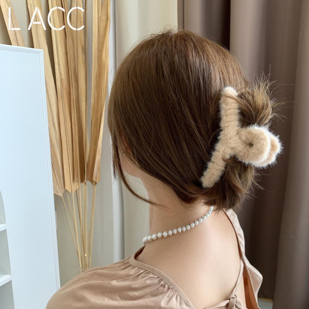 Faux Fur Fluffy Hair Claw Clip, 12cm by HitMyNeed