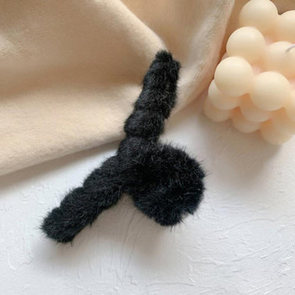 Faux Fur Fluffy Hair Claw Clip, 12cm a04 by HitMyNeed