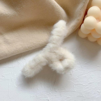 Faux Fur Fluffy Hair Claw Clip, 12cm a07 by HitMyNeed