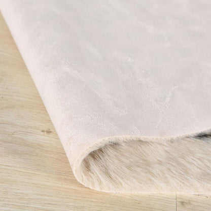 Faux Fur Leopard Print Rug 90 x 110 cm by HitMyNeed