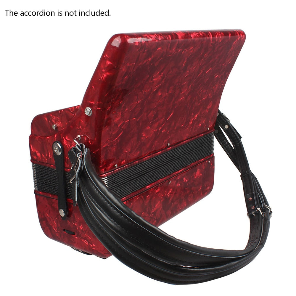 Faux Leather Adjustable Accordion Straps (Pair) by HitMyNeed