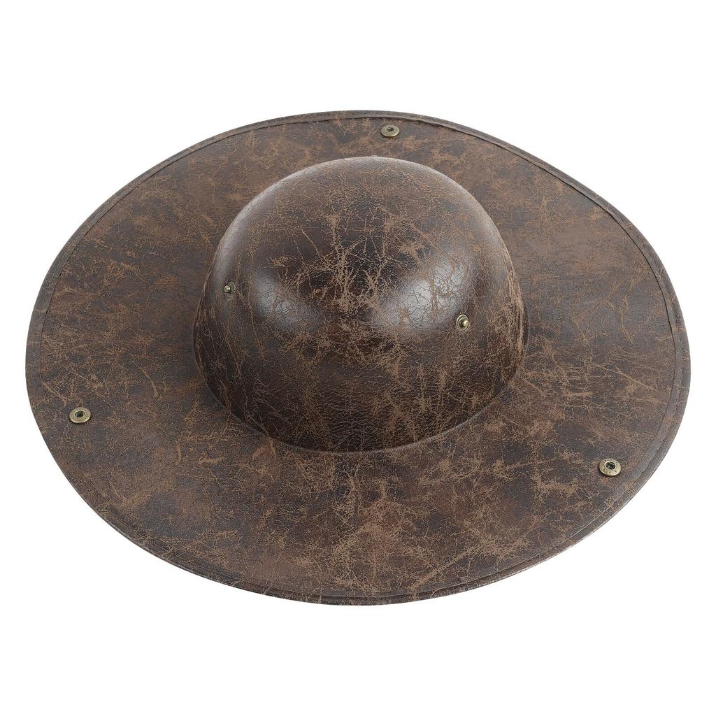 Faux Leather Pirate Captain Hat for Costumes by HitMyNeed