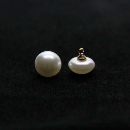 Faux Pearl Mushroom Buttons with Sewing Kit (20 Pcs) by HitMyNeed