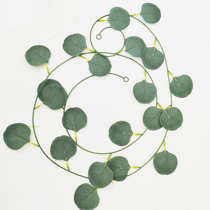 Faux Silk Artificial Eucalyptus Garland 1.8m 21-leaves by HitMyNeed