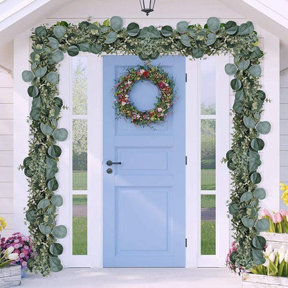 Faux Silk Artificial Eucalyptus Garland 1.8m by HitMyNeed