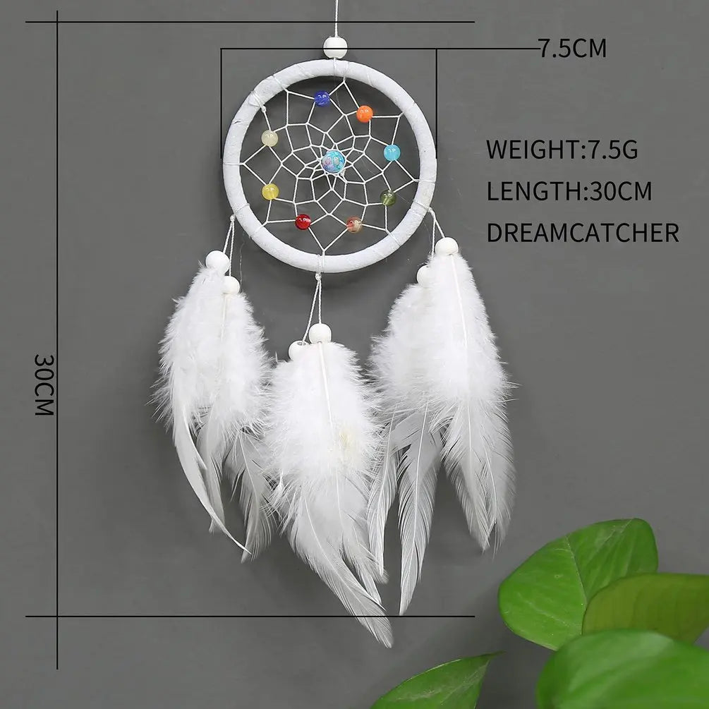 Feather Dream Catcher Hanging Ornament 30cm by HitMyNeed
