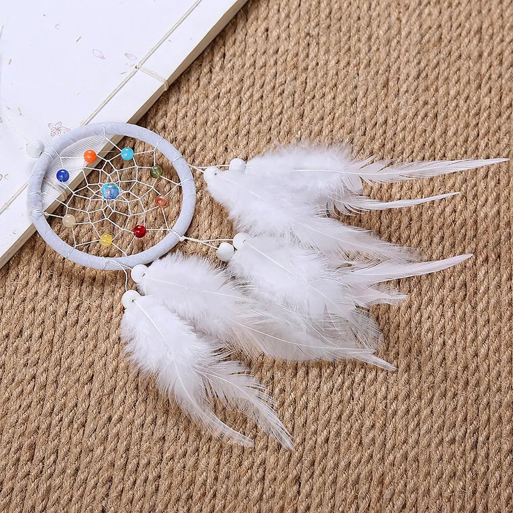 Feather Dream Catcher Hanging Ornament 30cm by HitMyNeed