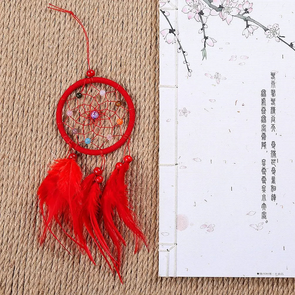Feather Dream Catcher Hanging Ornament 30cm by HitMyNeed