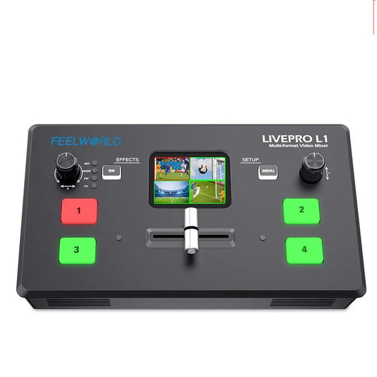 FEELWORLD LIVEPRO L1 V1 4‑Channel HDMI Video Switcher by HitMyNeed