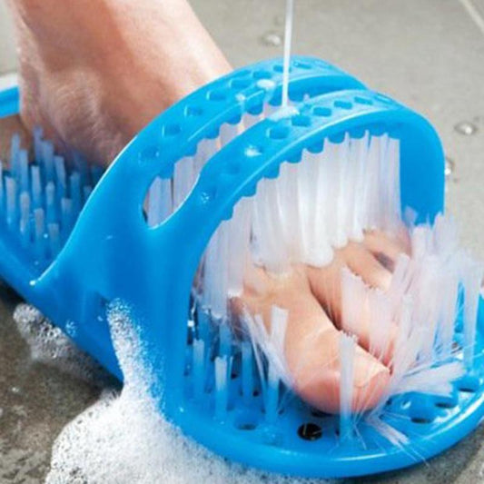 Feet Brush Massage Scrubber with Pumice Stone by HitMyNeed