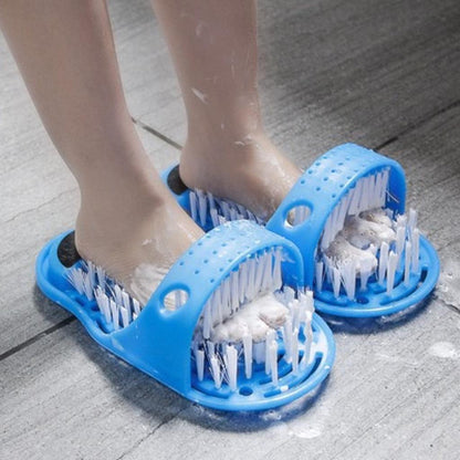 Feet Brush Massage Scrubber with Pumice Stone by HitMyNeed