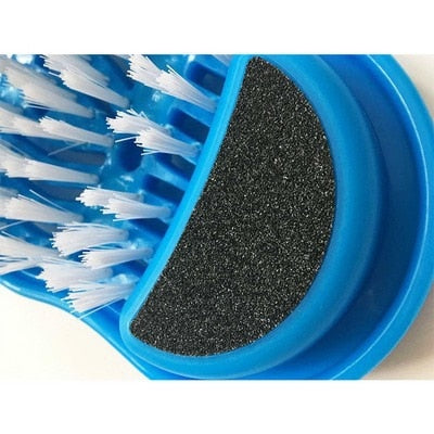 Feet Brush Massage Scrubber with Pumice Stone by HitMyNeed