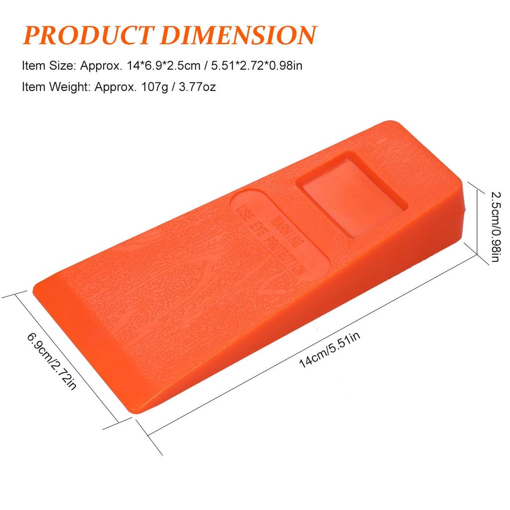 Felling Wedges Woodcutting Tool Set (4 Pack) by HitMyNeed