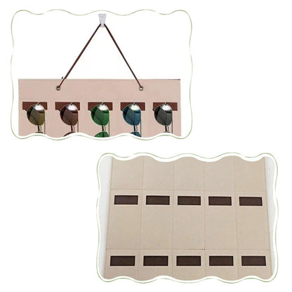 Felt 15-Slot Hanging Sunglasses Organizer by HitMyNeed