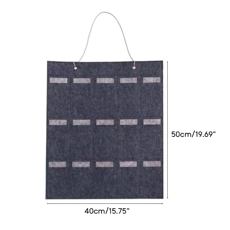 Felt 15-Slot Hanging Sunglasses Organizer by HitMyNeed