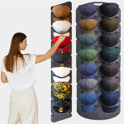 Felt Baseball Cap Organizer Rack by HitMyNeed