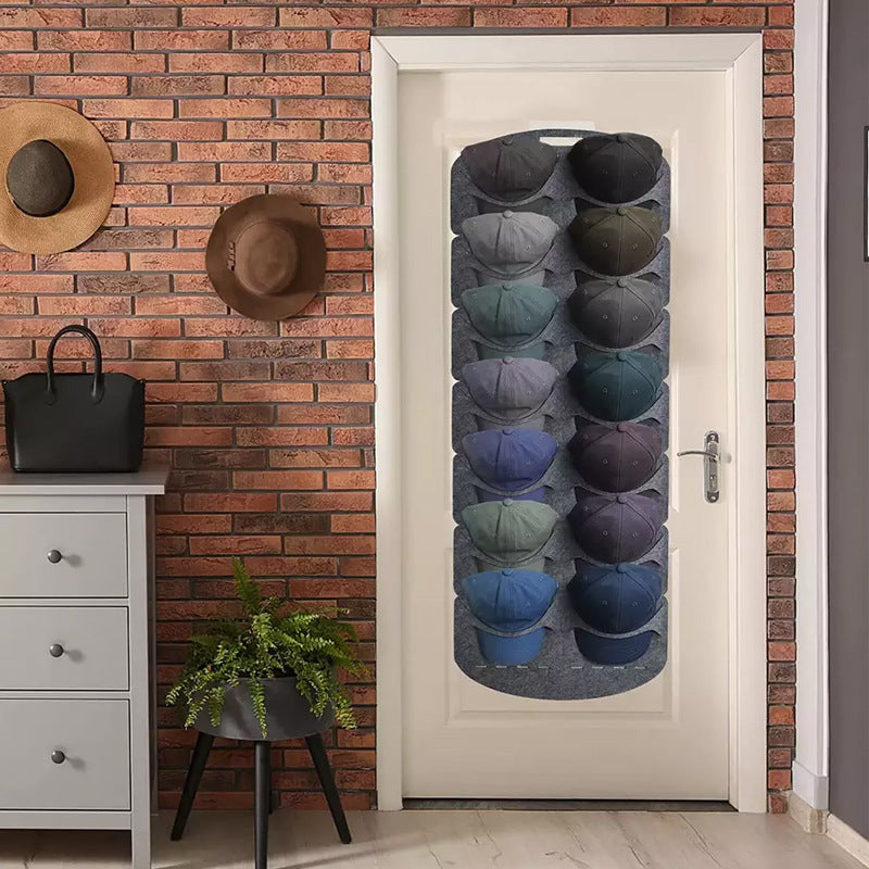 Felt Baseball Cap Organizer Rack by HitMyNeed