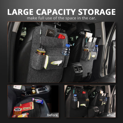 Felt Car Seat Back Storage Organizer by HitMyNeed