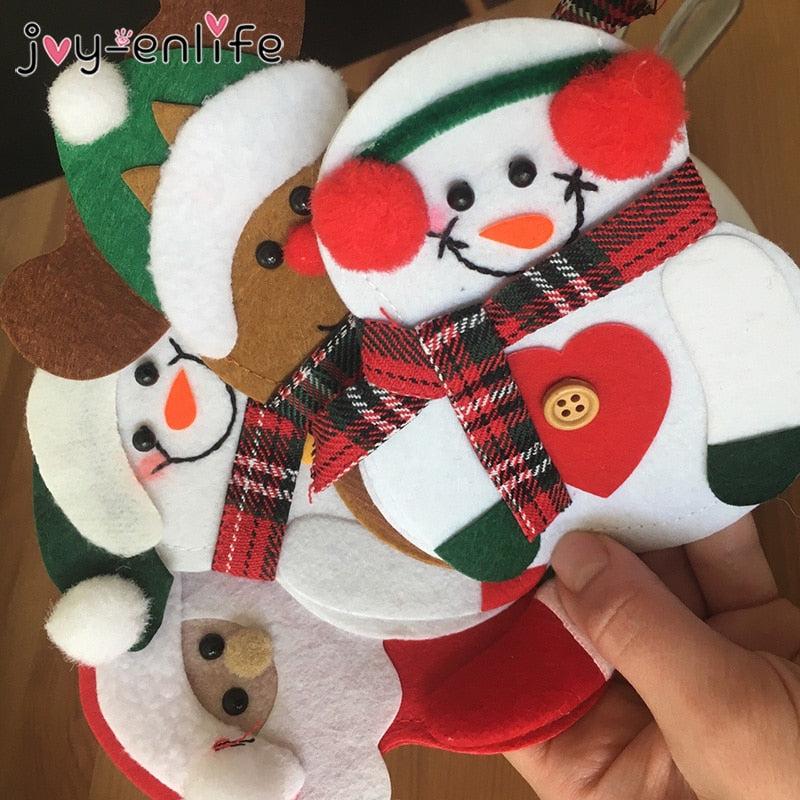 Felt Christmas Cutlery Holders Set of 8 by HitMyNeed