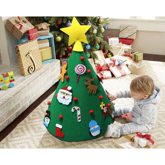 Felt Christmas Tree DIY Decoration Set for Kids by HitMyNeed