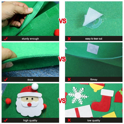 Felt Christmas Tree DIY Decoration Set for Kids by HitMyNeed