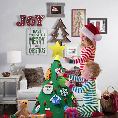 Felt Christmas Tree DIY Decoration Set for Kids by HitMyNeed
