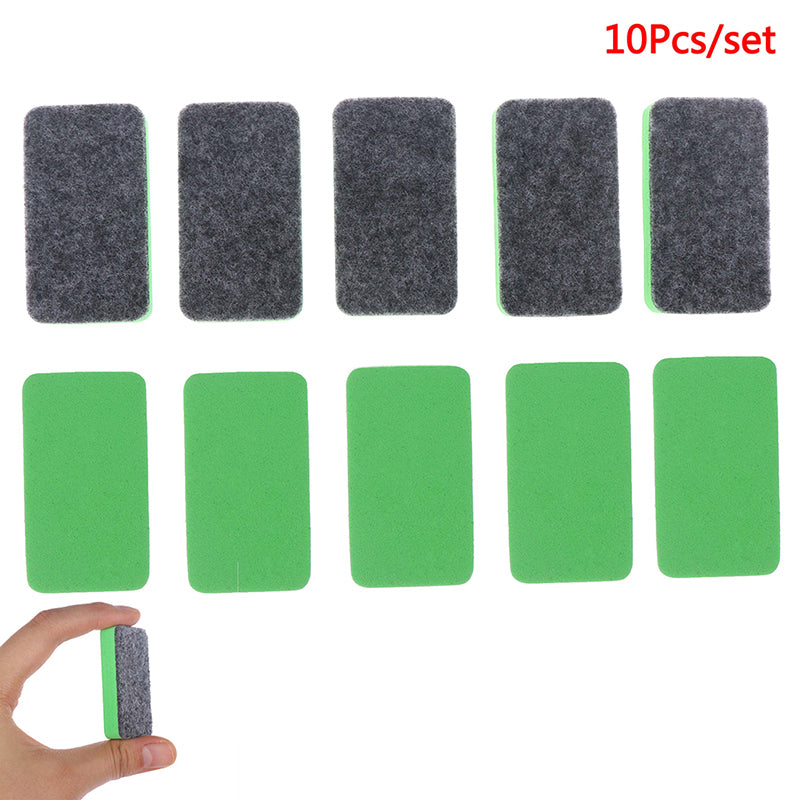 Felt Cloth Whiteboard Erasers Set (10 Pack) by HitMyNeed