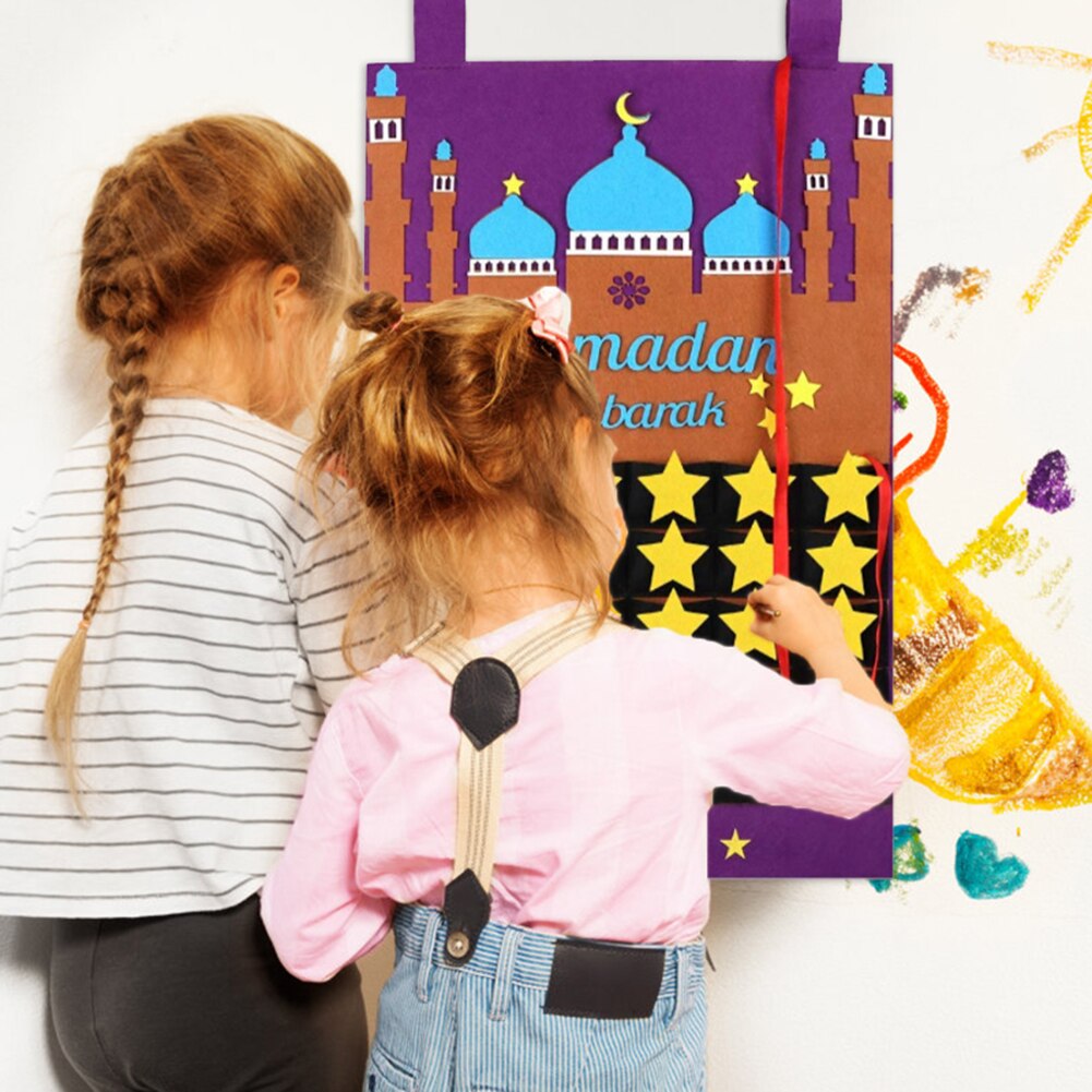 Felt Eid Countdown Calendar with Treat Pockets by HitMyNeed