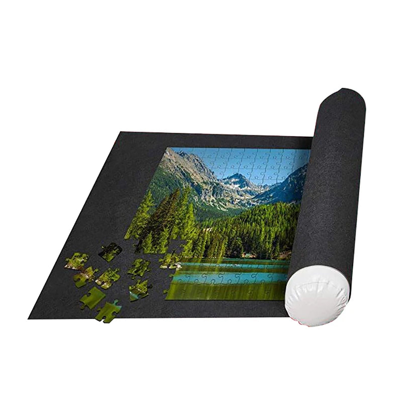 Felt Jigsaw Puzzle Roll Mat for Up to 1500 Pieces by HitMyNeed