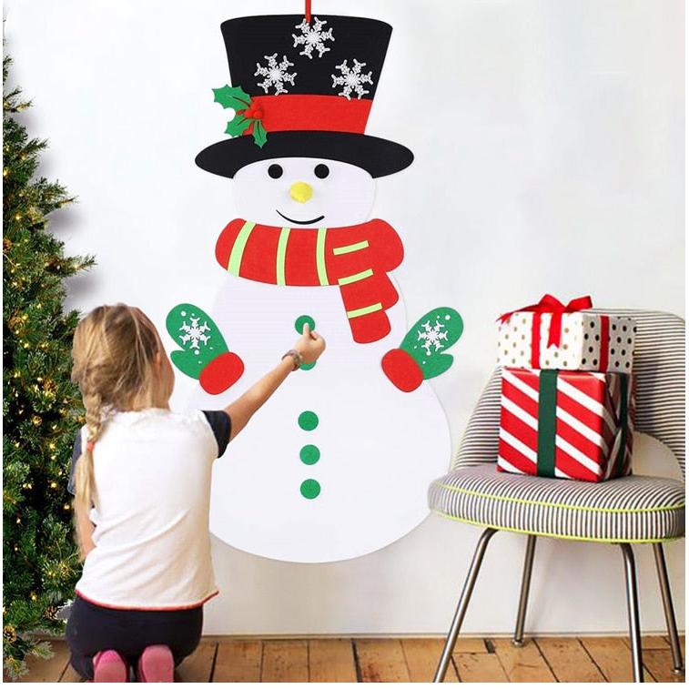 Felt Snowman DIY Christmas Decoration Kit by HitMyNeed
