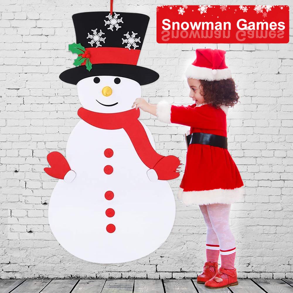 Felt Snowman DIY Christmas Decoration Kit by HitMyNeed