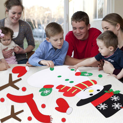 Felt Snowman DIY Christmas Decoration Kit by HitMyNeed