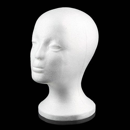 Female Foam Mannequin Head Wig Stand Holder by HitMyNeed
