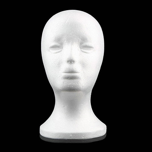 Female Foam Mannequin Head Wig Stand Holder by HitMyNeed