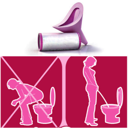 Female Urination Device Silicone Pee Funnel (2 Pack) by HitMyNeed