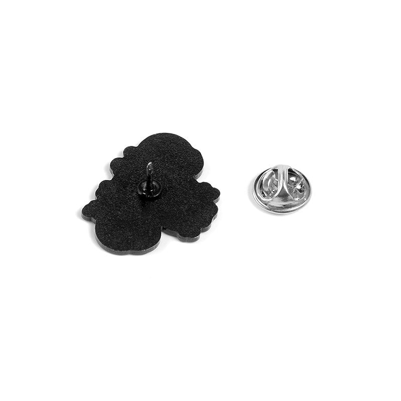Feminist Uterus Pin Brooch - Enamel Lapel Badge by HitMyNeed