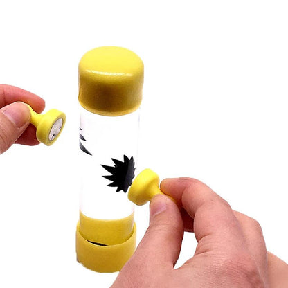 Ferrofluid Magnetic Liquid Display Bottle Toy yellow by HitMyNeed