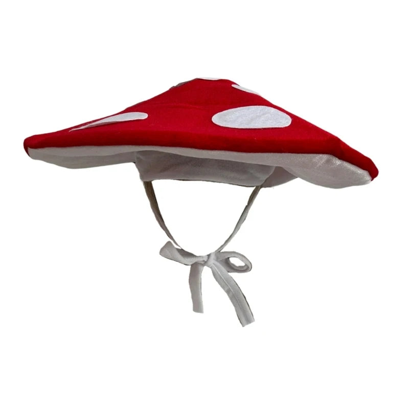 Festival Mushroom Plush Hat for Cosplay & Parties by HitMyNeed